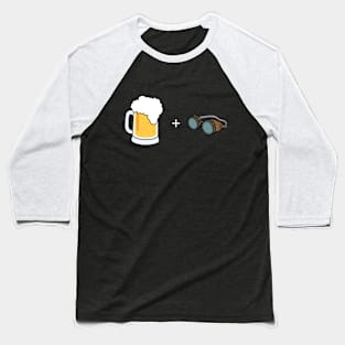 Beer Goggles Design Baseball T-Shirt